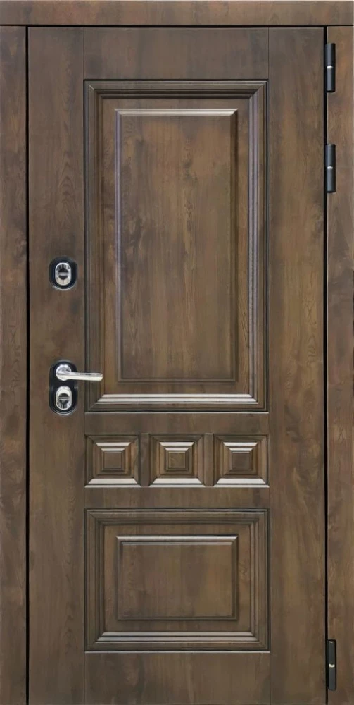 Входная дверь ДвериПРО Аура Экошпон СБ-3 (16мм, Капучино) DPRO226345 внешняя сторона